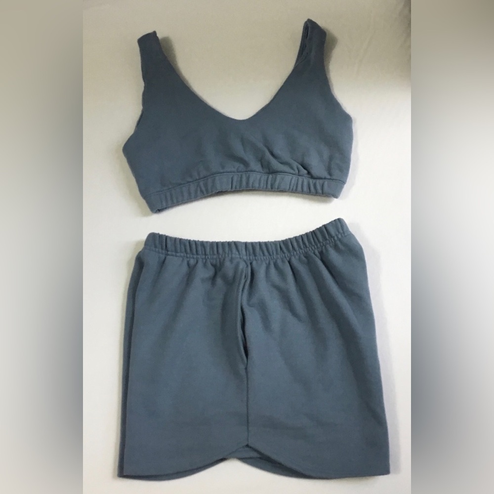 Wild Fable Two-piece Matching Set Scoop Neck Bralette And Shorts Size S - K703